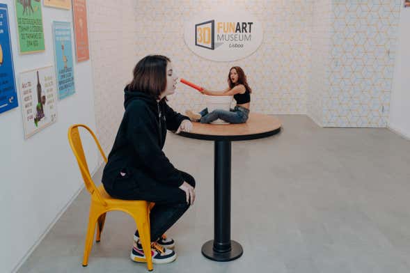 Entrada al 3D Fun Art Museum Lisboa