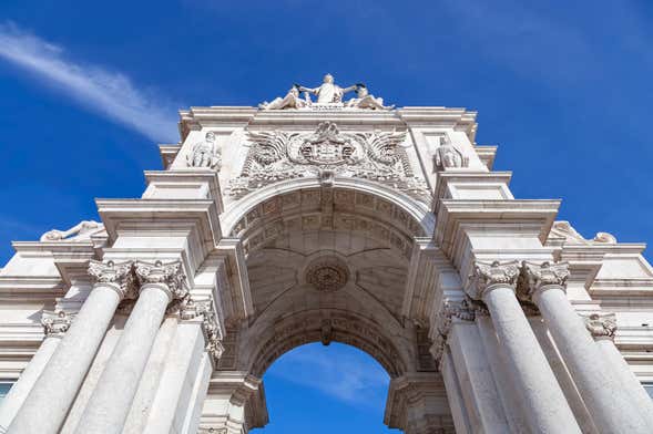 Entrada al Arco de Rua Augusta